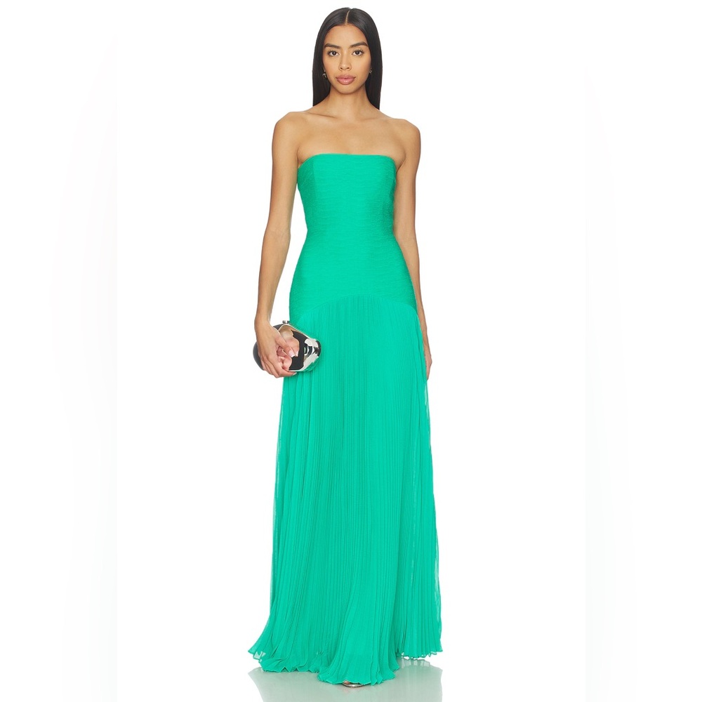 Alexis Sunniva dress, new without tags, dark green